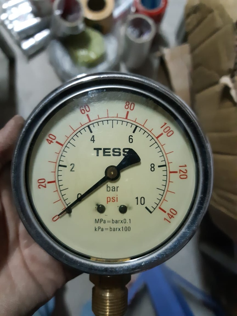 Oil-filled Pressure Gauge - 5 bar