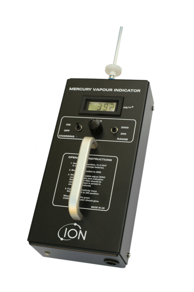 ION SCIENCE PORTABLE MERCURY VAPOR INDICATOR  MVSSRXME-X / THIẾT BỊ CHỈ BÁO HƠI THỦY NGÂN DI ĐỘNG ION SCIENCE MVSSRXME-X