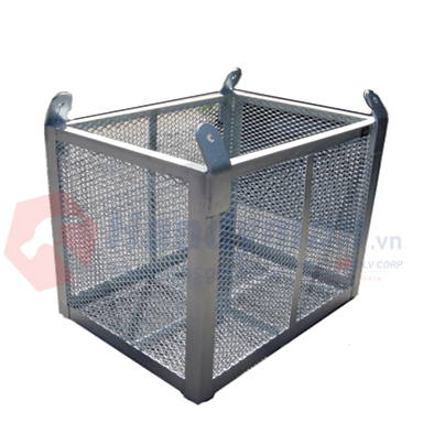 Billy Pugh 4' X 4' X 4' Galvanized Steel Cargo Baskets (Rigid), part no: 444 / Giỏ hàng bằng thép mạ kẽm 4' X 4' X 4' (cứng)