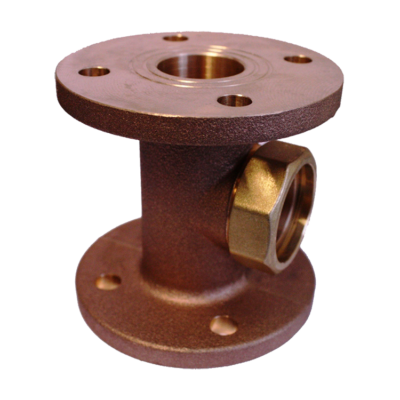 5/4" T-piece with flange