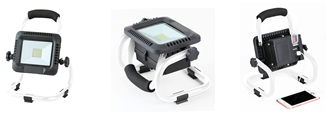 50W Rechargeable LED Work Light With USB Output