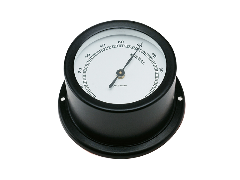 72 mm aluminium hygrometer. Black H72N