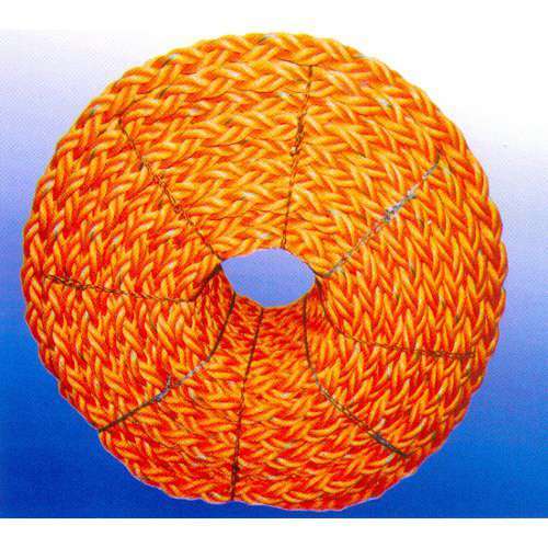 8 strand Poly Propylene mooring Rope, 80mm/roll/220mtr, 702kgs/roll. 