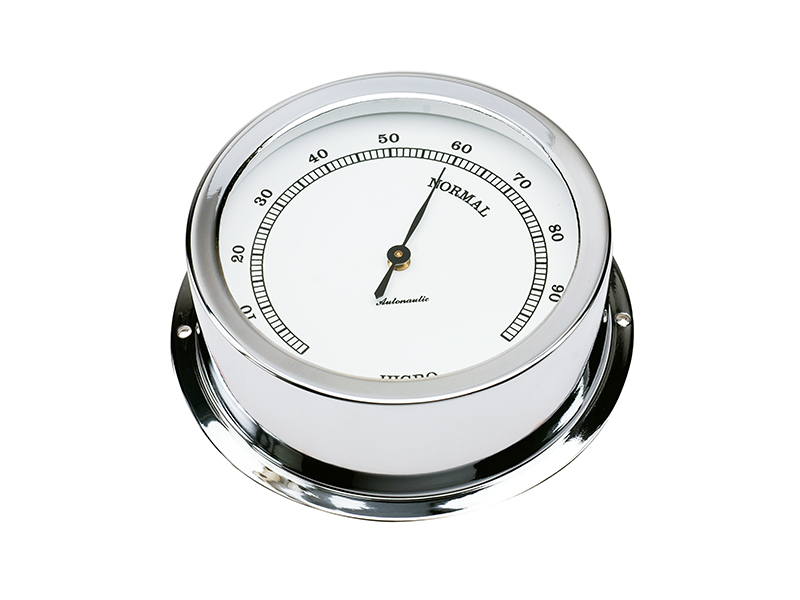 95 mm brass hygrometer. Chrome H95C