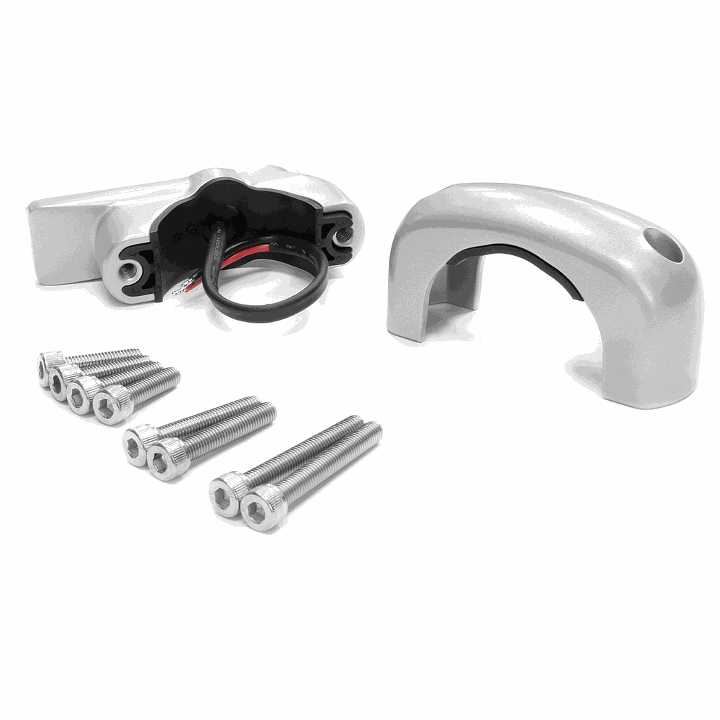 Wet Sounds ADP TC3-F-Silver REV Silver Aluminum Fixed Bracket Mount (Pair) Silver Aluminum, part no: ADP TC3-F-Silver