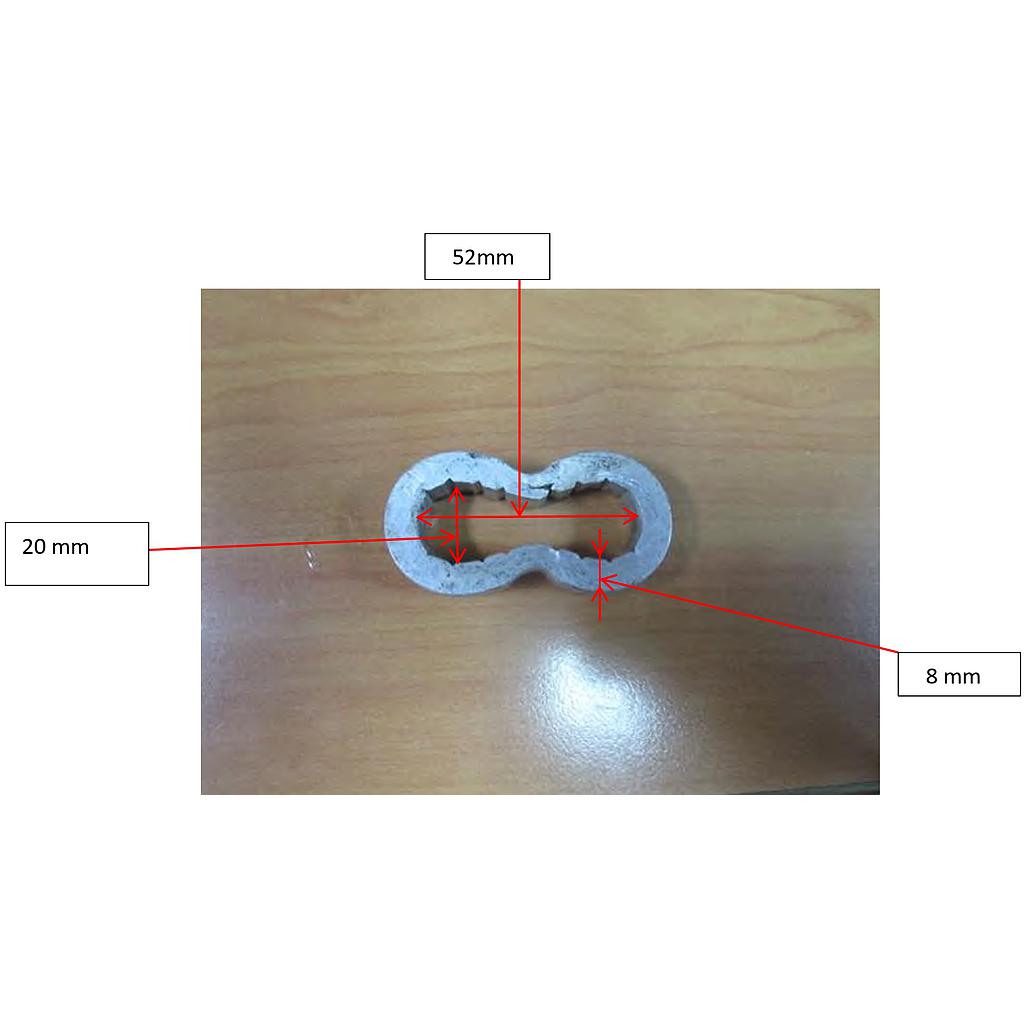 Aluminum Ferrules/Clamps for Securing Rope of embarkation Ladders