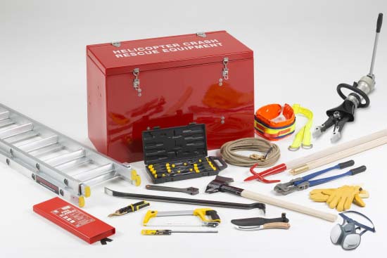 Helideck Crash Rescue Equipment Locker & Crash Rescue Equipment per CAP137