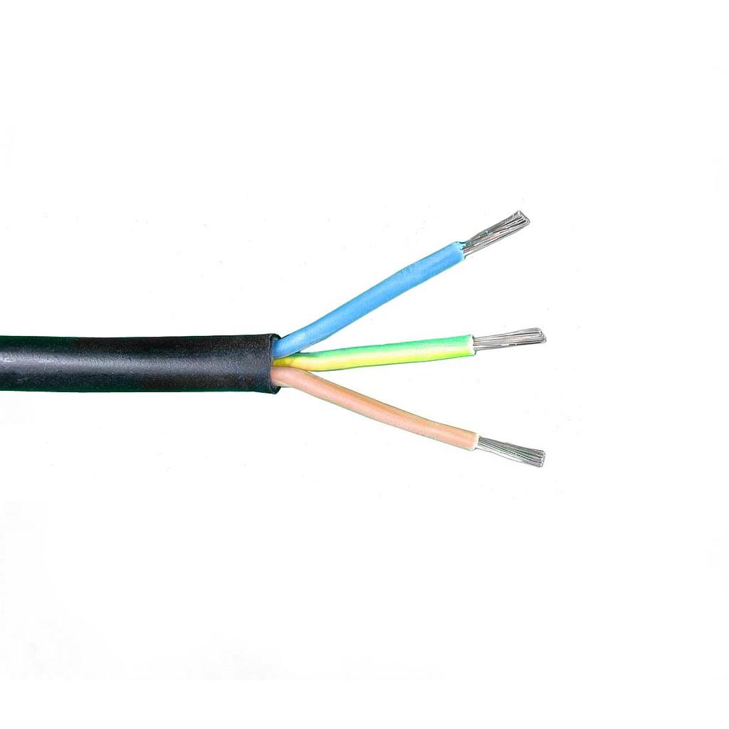 
2.5mm single phase 3 core rubber wire