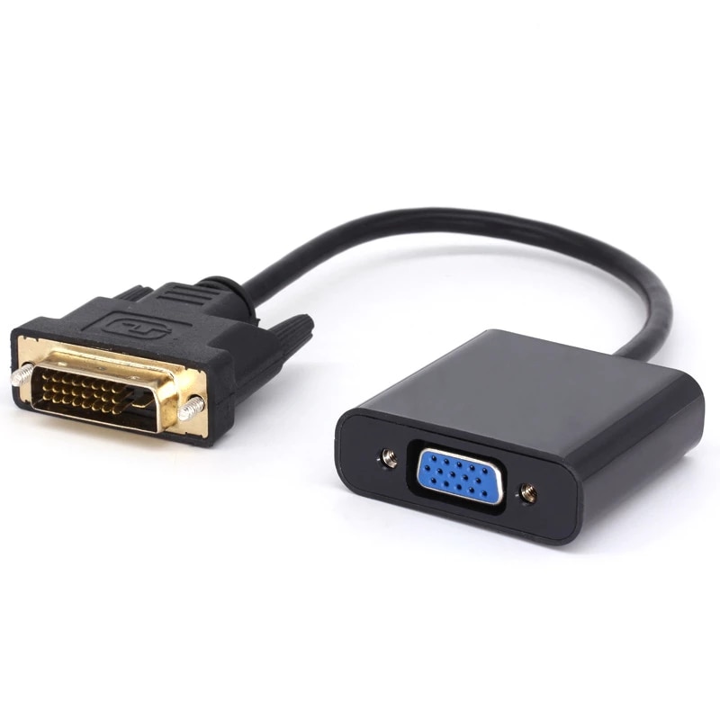 
24 + 1 PAD DVI-D CABLE TO VGA PC (DVI Cable WITH IC) /  24 + 1 PAD DVI-D CABLE TO VGA PC (Cáp DVI CÓ IC)