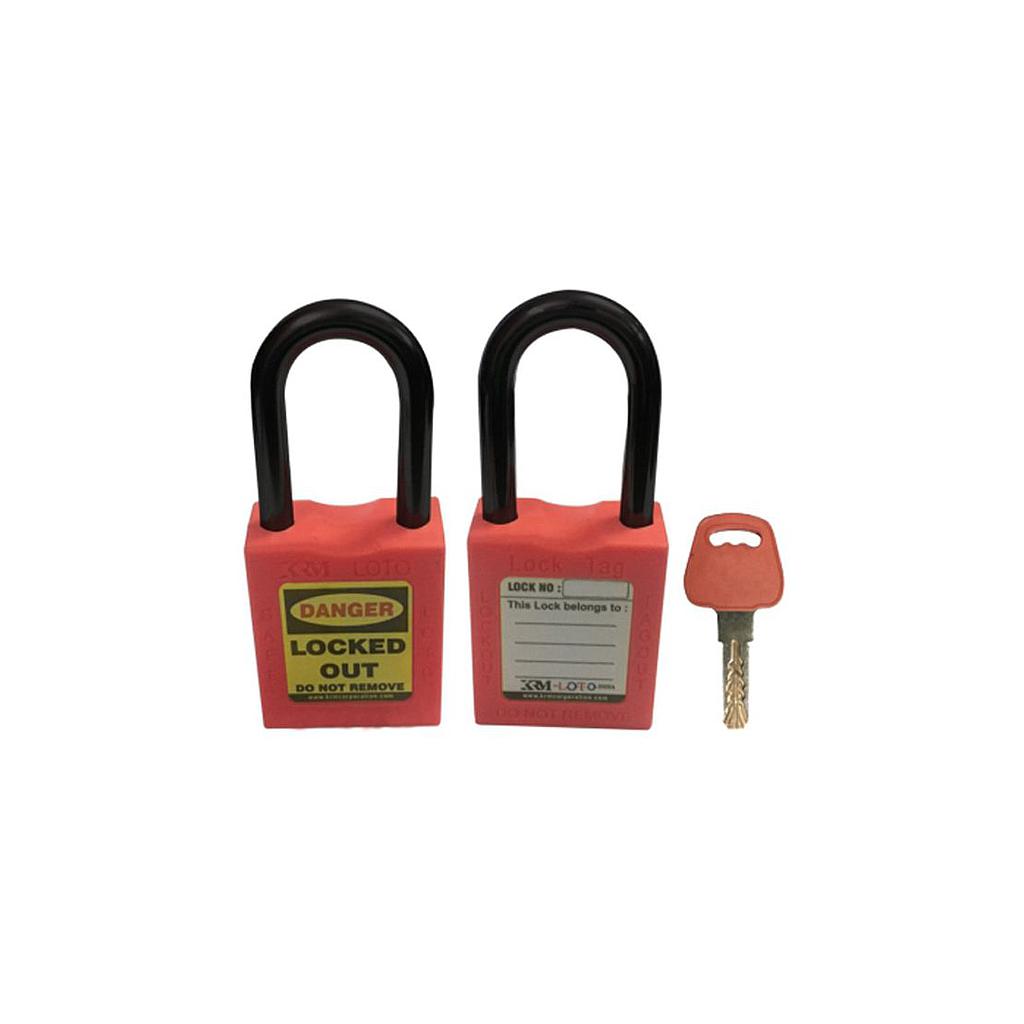 
Red LOTO lock (including locks and crab claws)