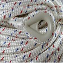  Braided rope, length 4m, thickness 14mm, thimble 1 side 200mm