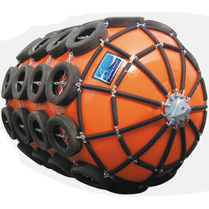 1.2 Meter Diameter x 2.0 Meter, Long Marine Cushion Foam Filled Fender with chains and Tires.