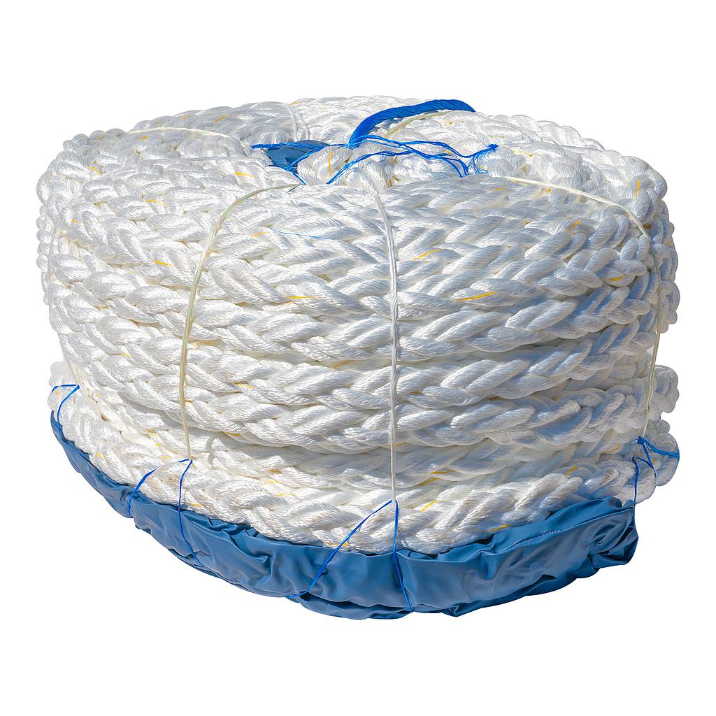 100 MTRS MOORING ROPES Kapa Oceanic 24 STRANDS, DIAMETER : 112
 MM , WITH PROTECTED EYES AT BOTH ENDS