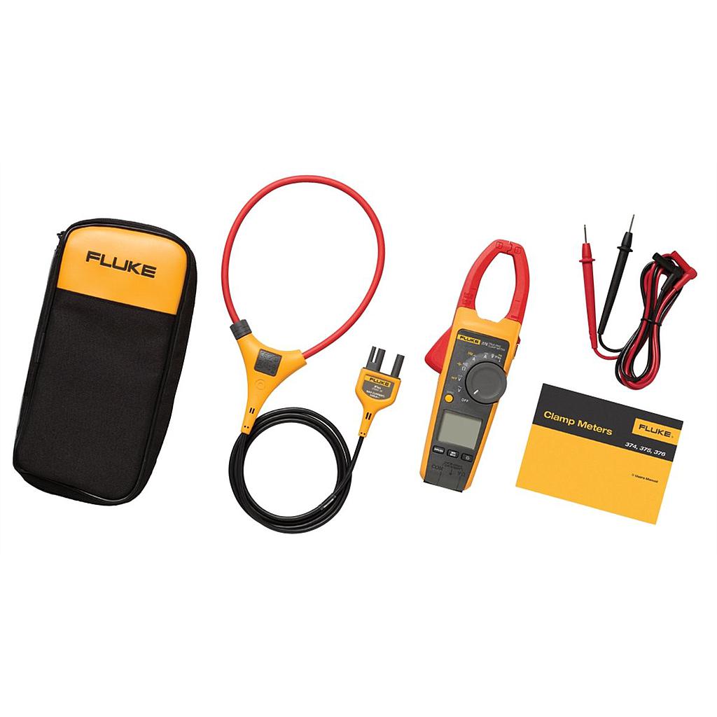 1000A TRMS AC/DC CLAMP W/IFLEX
 Included accessories:
 18-inch iFlexTM flexible current probe Coated instruction card, Safety information sheet, Soft carrying case, TL75 test leads, Two AA Alkaline batteries