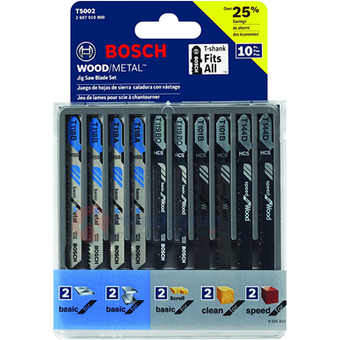 10pcs saw blade assortment: 