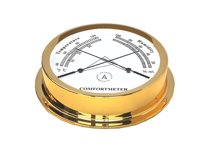 175 mm brass comfortmeter. Chromated brass