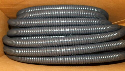 3/4"Anamet Anaconda Sealtite® Non-Metallic Flexible Conduit, gray, 100ft / Dây Dẫn Nhựa Linh Hoạt Anamet Anaconda Sealtite® 3/4", Màu Xám, 100ft