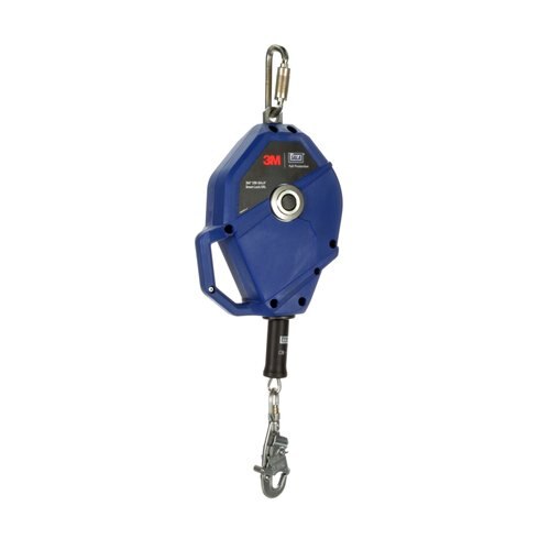 3M DBI-SALA Smart Lock Self-Retracting Lifeline- Galvanized Cable 3503800 Blue 30 ft