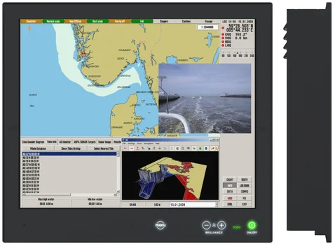 Furuno 19.0" MMD Furuno HighBright Bonded ACDC Black GDC Buzzer PCTouch / Furuno 19.0" MMD Furuno HighBright Bonded ACDC Black GDC Buzzer PCTouch