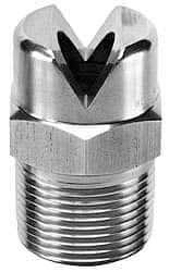 BETE Fog Nozzle 1/2" Pipe, 120° Spray Angle, Brass, Standard Fan Nozzle Male Connection, 23.7 Gal per min at 100 psi, 19/64" Orifice Diam 1/2NF150120@4 - 04403887