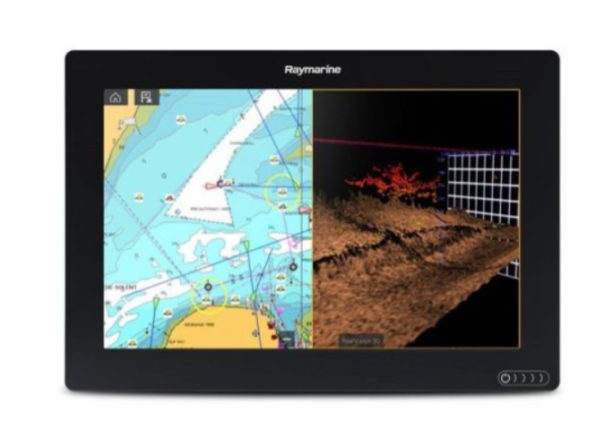 Raymarine AXIOM 12 RV Multifunction Display with integrated RealVision 3D, 600W Sonar and Navionics Mexico, Caribbean & Brazil Chart, part no:E70369-00-MCB