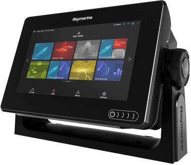 Raymarine AXIOM 7 DV, Multi-function 7” Display with integrated DownVision, 600W Sonar including CPT-100DVS transducer and North America Navionics+ Chart, part no:E70364-02-NAG