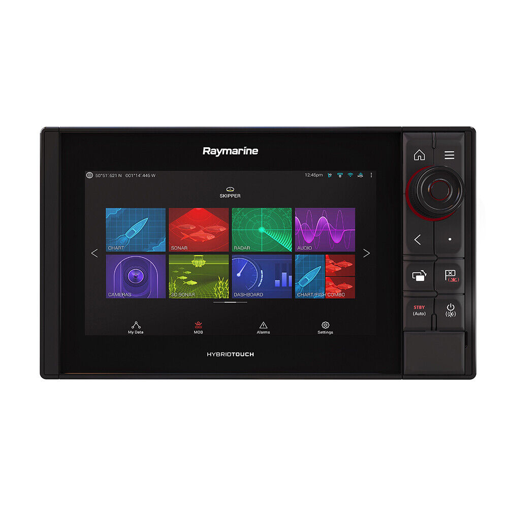 Raymarine AXIOM Pro 9 RVX Multifunction Display with RealVision 3D and 1kW CHIRP Sonar, part no:E70371