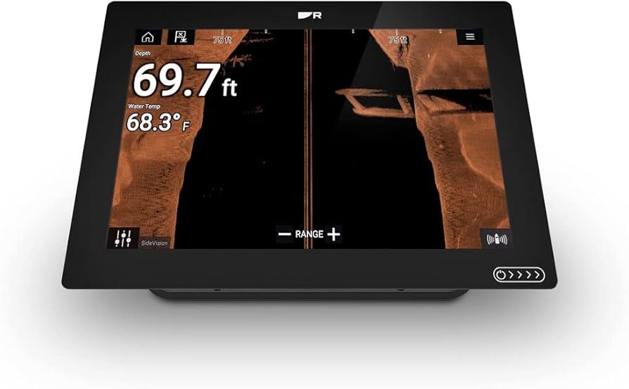 Raymarine AXIOM+ 12 RV, Multi-function 12” Display with integrated RealVision 3D, 600W Sonar, no transducer with North America Navionics+ Chart, part no:E70639-00-NAG