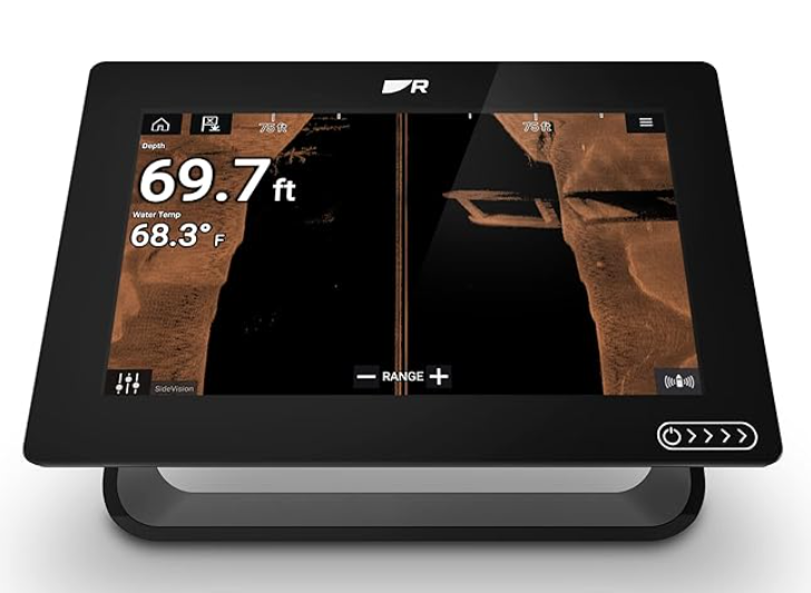 Raymarine AXIOM+ 9 RV, Multi-function 9” Display with integrated RealVision 3D,600W Sonar with RV-100 transducer with LightHouse North America Chart, part no:E70637-03-102