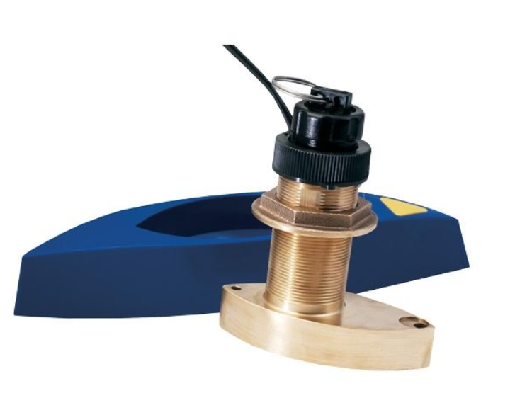 Raymarine B744VL Long Stem Bronze Depth, Speed, Temperature Through Hull Transducer (No fairing block), part no: A26044