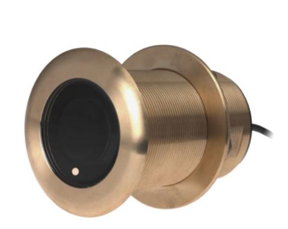 Raymarine B75M Bronze Low Profile D/T Through Hull Transducer 20° Angle (600W), part no: A80036