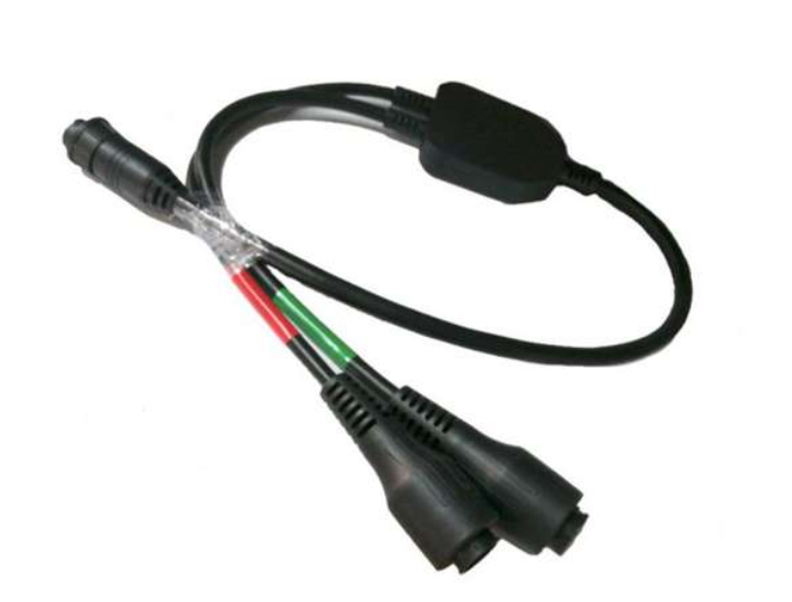 Raymarine HyperVision Thru-Hull Split Transducer Y-Cable 0.5M, part no: A80605