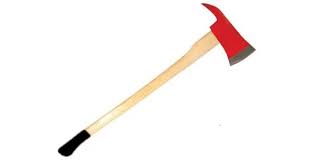 Fire Axe with Rubber Insulated Handle, Size: 29cm x 16cm, Weight: 0.8kg