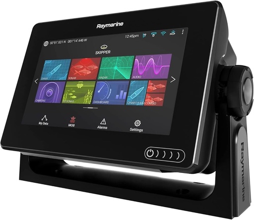 [E70364-02-102] Raymarine AXIOM 7 DV, Multi-function 7” Display with integrated DownVision, 600W Sonar including CPT-100DVS transducer and LightHouse North America Chart, part no:E70364-02-102