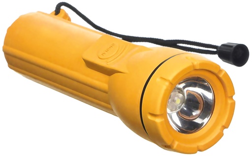 [SSUR0015] Waterproof Torch c/w Bulb MCA. MED Ship's Wheel Approved / Đèn pin chống nước, Được MCA MED Ship's Wheel chứng nhận