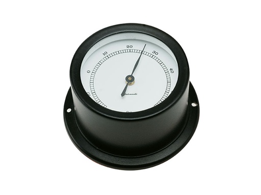 [T72N] 72 mm aluminium thermometer. Black T72N