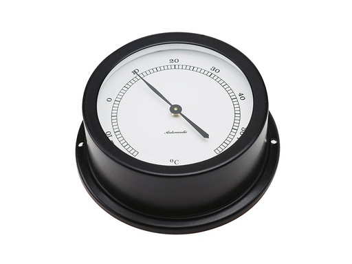 [T95N] 95 mm aluminium thermometer. Black T95N