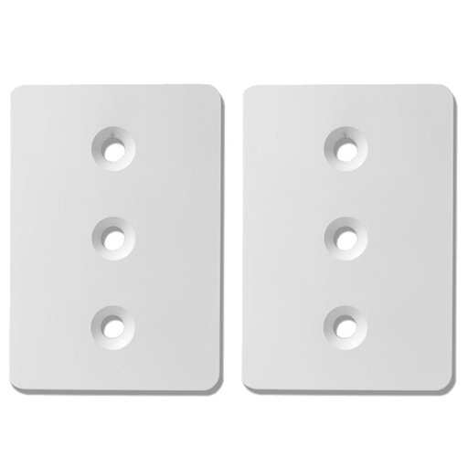 [ADP F T-TOP-W] Wet Sounds ADP F T-TOP-W 1pr of Adapter Brackets for Fiberglass T-Top mounts White, part no: ADP F T-TOP-W / Wet Sounds ADP F T-TOP-W 1 phần Giá đỡ bộ chuyển đổi cho giá đỡ T-Top bằng sợi thủy tinh Màu trắng, mã hàng hoá: ADP F T-TOP-W