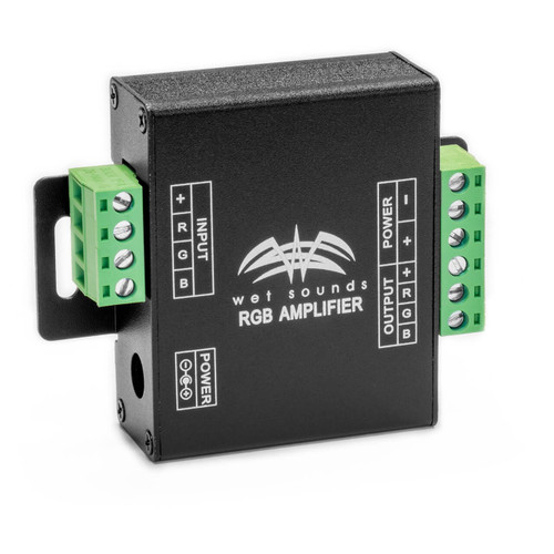 [AR-AMP-2CH] Wet Sounds AR-AMP-2CH "250WRMS x2 @ 4Ω IPX67 Waterproof Mini Digital Amplifier, 2Ω Stable, 4Ω Bridgeable without
VU Meter and Additional 8 Pin Wire Harness", part no: AR-AMP-2CH