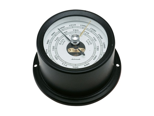 [B72N] Aluminium barometer. Black B72N