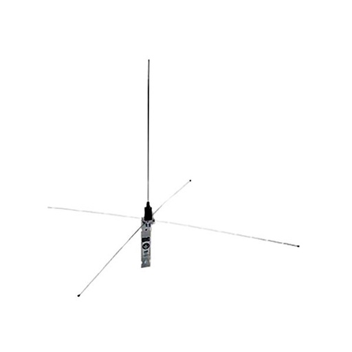 [B-ANT] Antenna System for Icom IC-A110 and IC-A200 (B-ANT). 
- 50 feet of RG-213
- Base station antenna kit collar
- Set of screws
- Ground radials
- Bulkhead adapter
- Lock Washer
- Hex Nut
- Base Station Antenna Bracket
- Mounting clamps
- Phasing coil