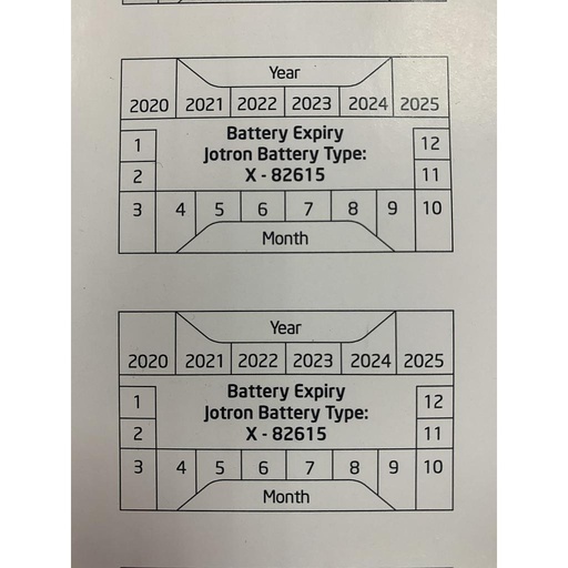 [PT] Battery label 