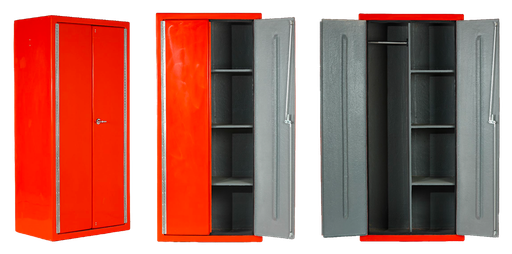 [SL-1] Billy Pugh  Fiberglass Storage Lockers - Yellow, Red, Or Orange 78" X 36" X 24", part no: SL-1, part no: SL-1