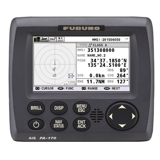 [FA170DISPLAY] Furuno FA170 Class A AIS Transponder - Display only