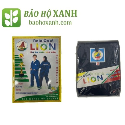 [QAM0008] Áo Mưa Bộ Toàn Thân 1 Lớp Lion Chính Hãng Cao Cấp – QAM0008